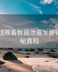 51网在线观看数据泄露发展轨迹，揭秘真相