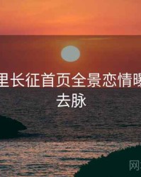 黑料万里长征首页全景恋情曝光来龙去脉