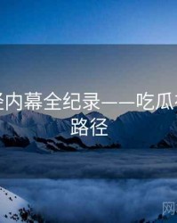 独家财经内幕全纪录——吃瓜在线传播路径