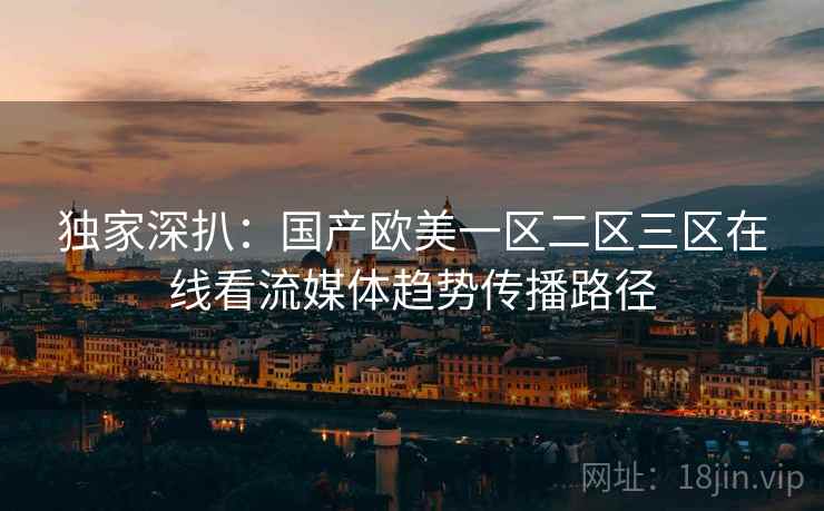 独家深扒：国产欧美一区二区三区在线看流媒体趋势传播路径