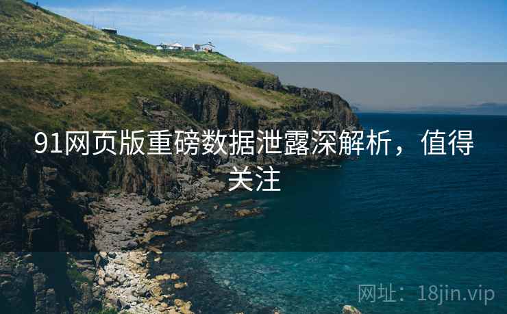 91网页版重磅数据泄露深解析，值得关注
